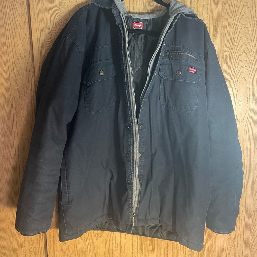 Wrangler Blue Lightweight Shirt Jacket